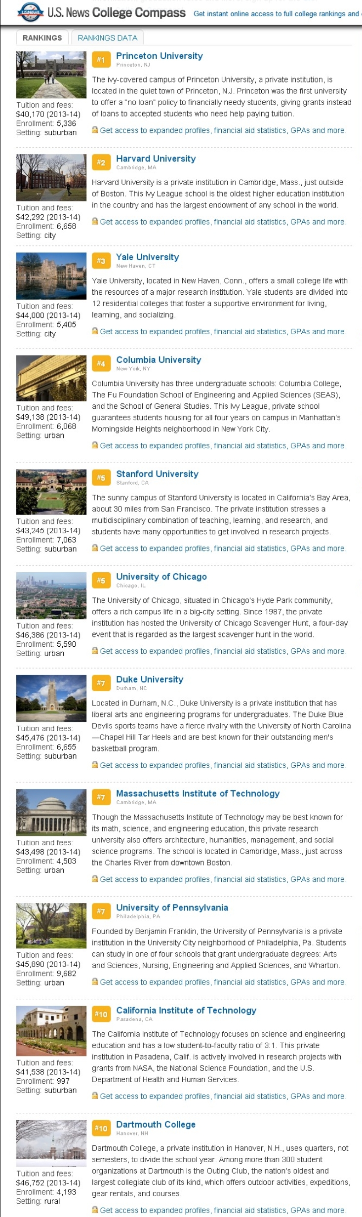 커뮤니티 > 합격자 > 2014년 미국명문주립대 순위